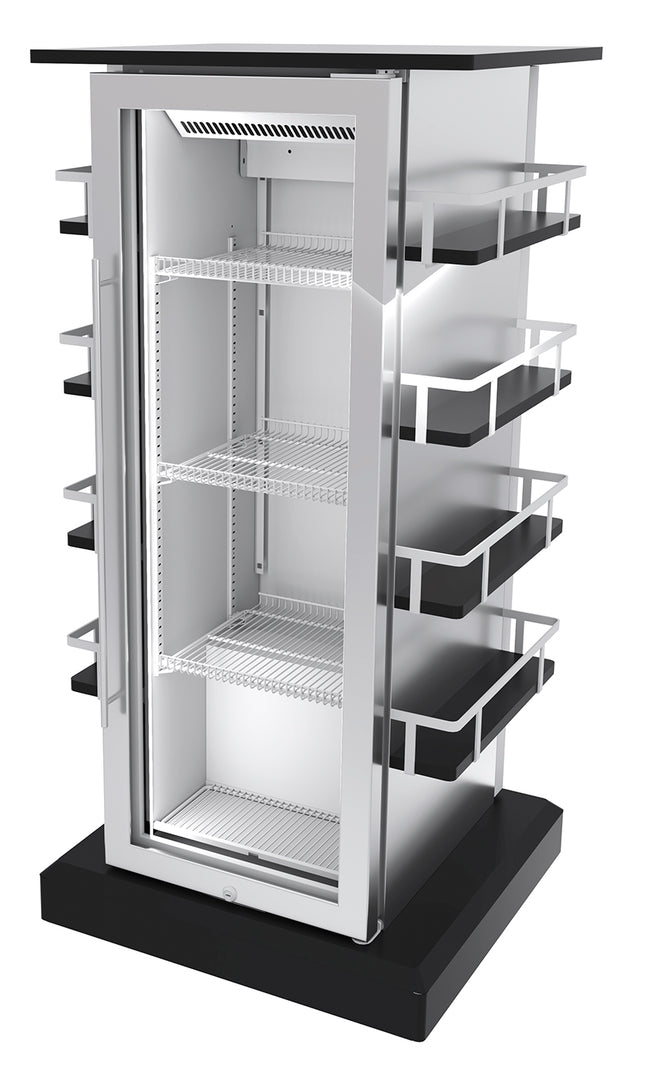 NordCap Glastürkühlschrank CC90 mit Glastür