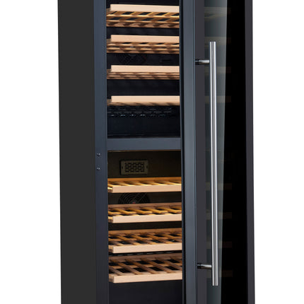 Saro Weinlagerschrank für 77 Flaschen 2 Zonen Modell WK 77 D 191 L