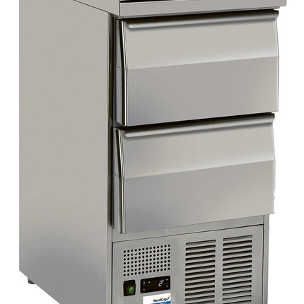 NordCap COOL-LINE Universalkühltisch KT 45 2Z SLIM mit 2 Halbschubladen