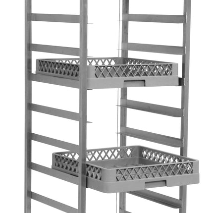 Saro Korbtrolley Regalwagen für Tabletts & Körbe Modell KT500 AISI 304