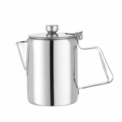 HENDI Kaffee- / Teekanne mit Klappdeckel – 0.3 l – Ø 74 × H 123 mm – Produktansicht