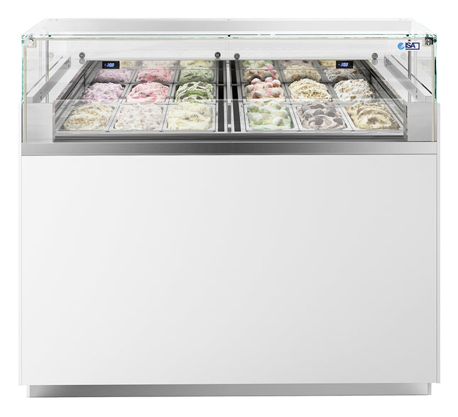 NordCap Speiseeisvitrine DELTA VIEW H135 Free IAT