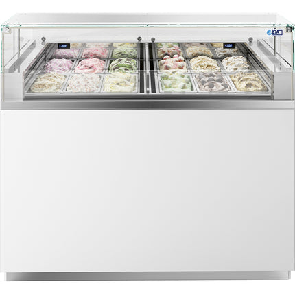 NordCap Speiseeisvitrine DELTA VIEW H135 Built-in IAT