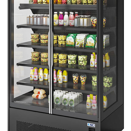 NordCap Wandkühlregal GALAXY TN 940 GD mit 2 Glas-Drehtüren