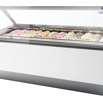 NordCap Speiseeisvitrine MILLENNIUM 2.0 GE DT 220 H135