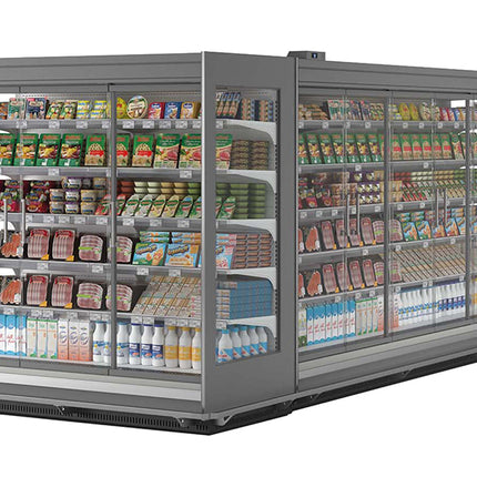 NordCap Wandkühlregal EURO PUKET-T 2 950-206 1875 M2 mit 3 Drehtüren