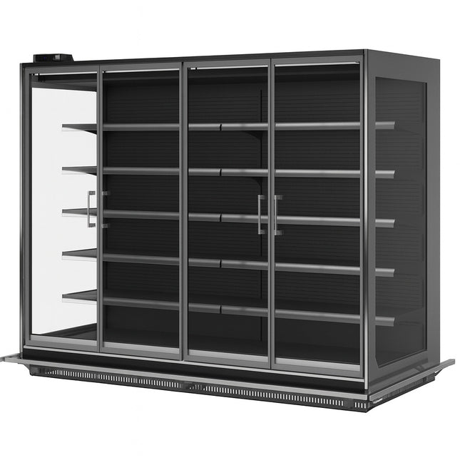 NordCap Wandkühlregal ANGEL LF-T 950-206 H1 3750 mit 6 Glastüren
