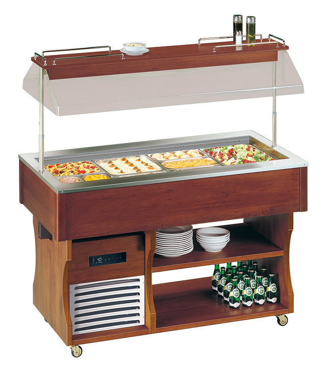 NordCap Salatbar ISOLA 4 M für 4 x GN 1/1-150