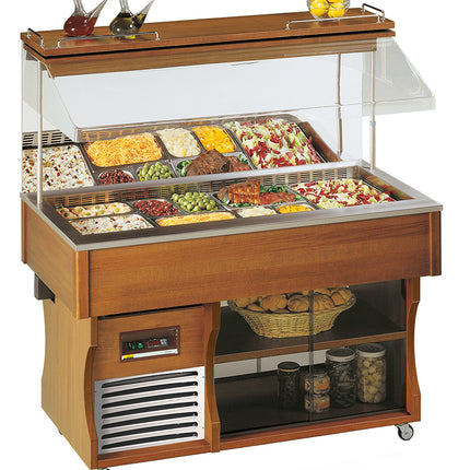 NordCap Salatbar MURALE 4 M für 4 x GN 1/1-150