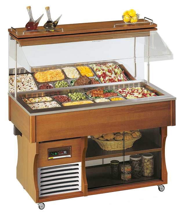 NordCap Salatbar MURALE 4 M für 4 x GN 1/1-150