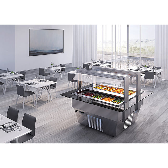 NordCap Salatbar TIFFANY 6 M UM für 6 x GN 1/1
