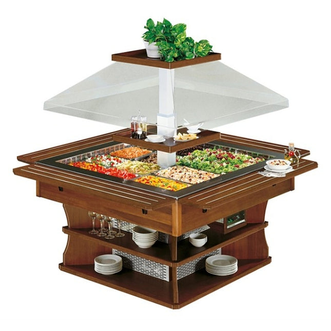 NordCap Salatbar OASI 4 M für 4 x GN 1/1-150