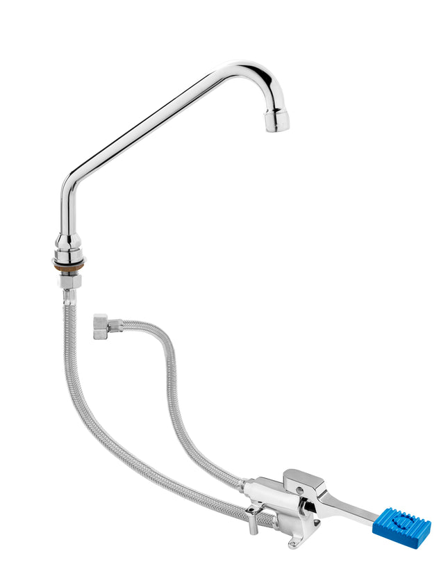 Saro Armatur mit Fußpedal - Kaltwasser Set Modell NICOLE