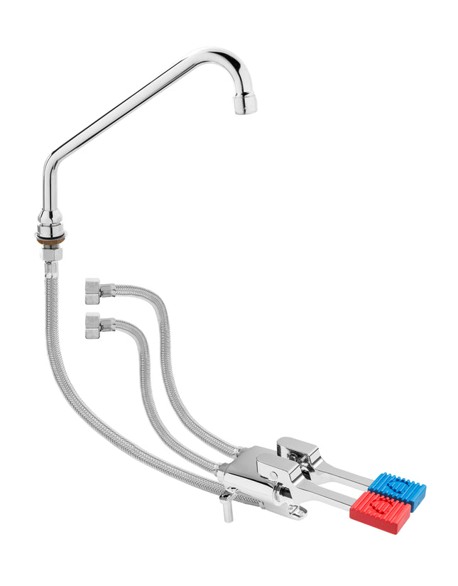 Saro Armatur Fußpedal - Kalt- / Warmwasser Set Modell THEA