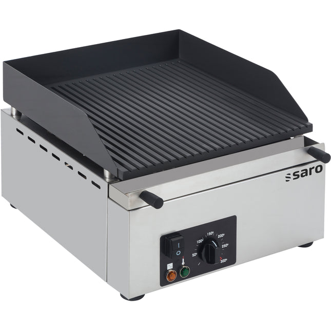Saro Griddleplatte GPK 410 gerillt