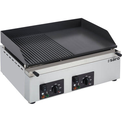 Saro Griddleplatte GPK 610 1 / 2 gerillt