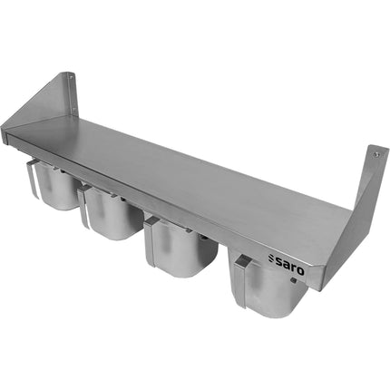 Saro Edelstahl Gewürzregal 4 x 1 / 6 GN CAMILLE - weitere Produktansicht