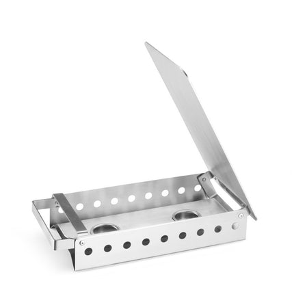 HENDI Speisenwärmer mit 2 Teelichthaltern – 330 × 180 × 65 mm – weitere Produktansicht