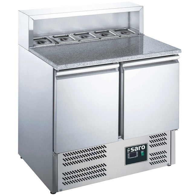 Saro Pizzatisch 2 Türen mit Aufsatz Modell EPS 900 198 L