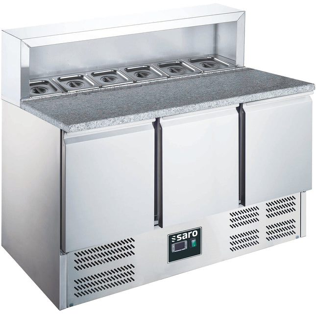 Saro Pizzatisch 3 Türen mit Aufsatz Modell EPS 903 3.5E+2 L