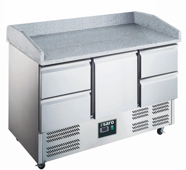 Saro Pizzatisch 1 Tür + 4 Schubladen Modell 903 PZ 1/4 165 L