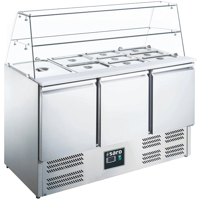 Saro Saladette 3 Türen mit Glasaufsatz Modell ES 903 G 297 L