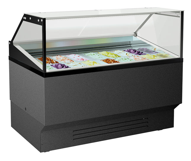 NordCap COOL-LINE Speiseeisvitrine Rimini 16 G für 16 x 5