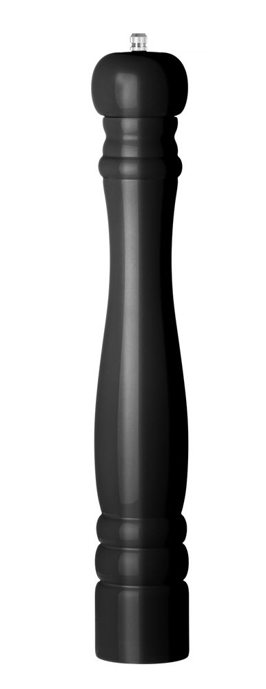 HENDI Pfeffermühle aus Holz – Schwarz – Ø 65 × H 415 mm – Produktansicht
