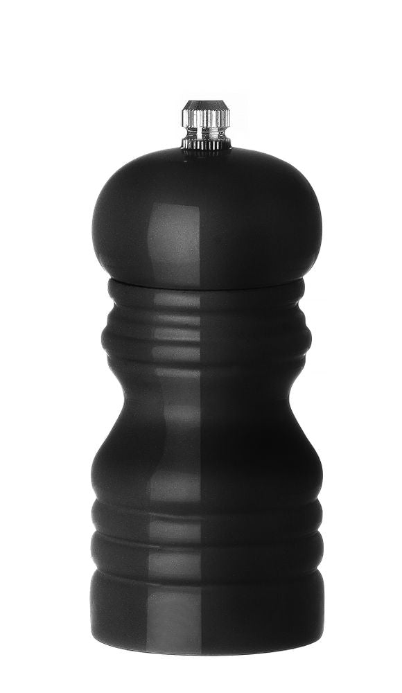 HENDI Pfeffermühle aus Holz – Schwarz – Ø 50 × H 113 mm – Produktansicht