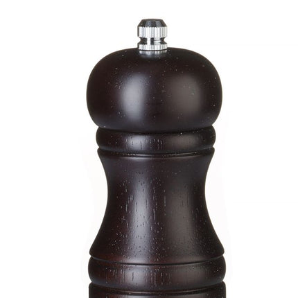 HENDI Salzmühle aus Holz – Holz dunkel – Ø 50 × H 113 mm – Produktansicht