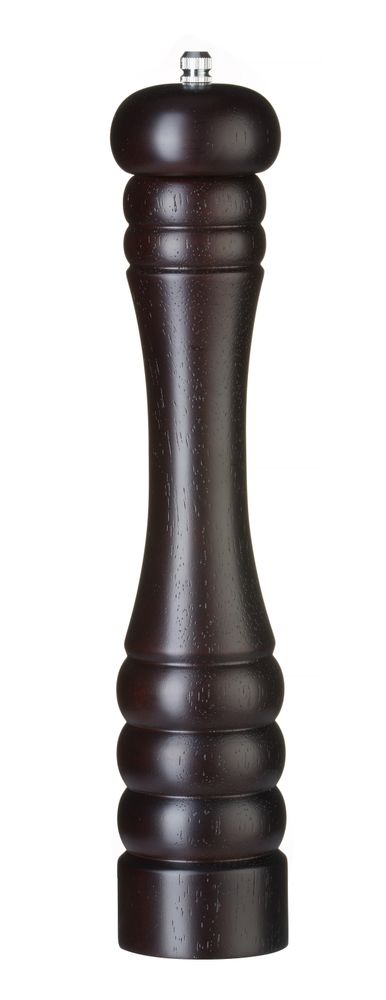 HENDI Pfeffermühle aus Holz – Holz dunkel – Ø 60 × H 315 mm – Produktansicht