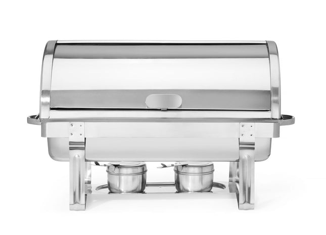 HENDI Chafing Dish Rolltop Gastronorm 1 / 1 – 9 l – 590 × 340 × 400 mm – Produktansicht