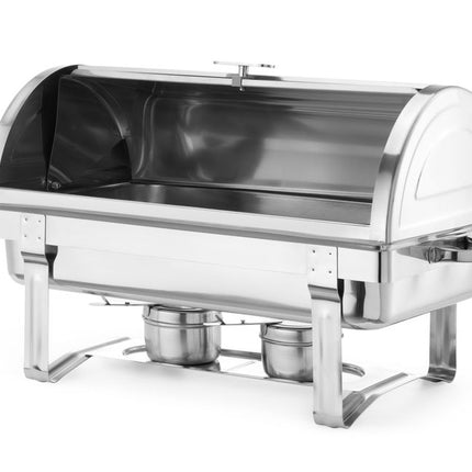 HENDI Chafing Dish Rolltop Gastronorm 1 / 1 – 9 l – 590 × 340 × 400 mm – weitere Produktansicht