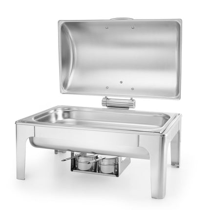 HENDI Chafing Dish GN 1 / 1 – Spiegelglanz – Profi Line – 9 l – 570 × 405 × 320 mm – weitere Produktansicht