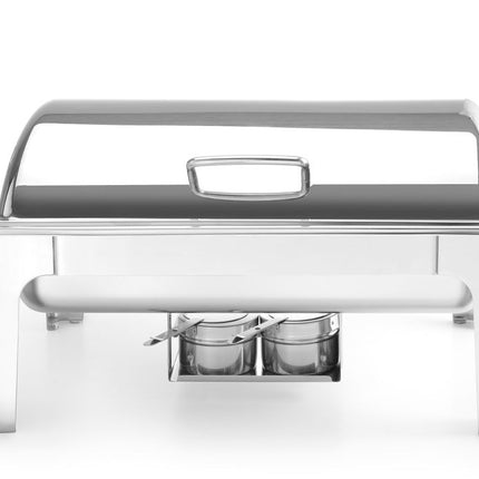 HENDI Chafing Dish GN 1 / 1 – Spiegelglanz – Profi Line – 9 l – 570 × 405 × 320 mm – Produktansicht