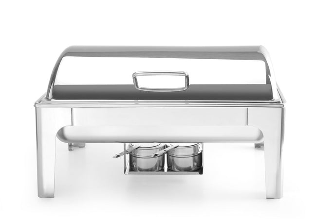 HENDI Chafing Dish GN 1 / 1 – Spiegelglanz – Profi Line – 9 l – 570 × 405 × 320 mm – Produktansicht