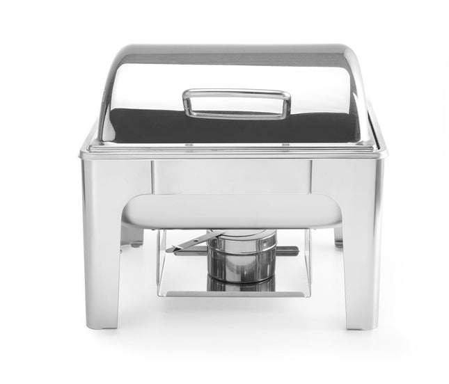 HENDI Chafing Dish GN 1 / 2 – Spiegelglanz – Profi Line – 4 l – 365 × 345 × 345 mm – Produktansicht