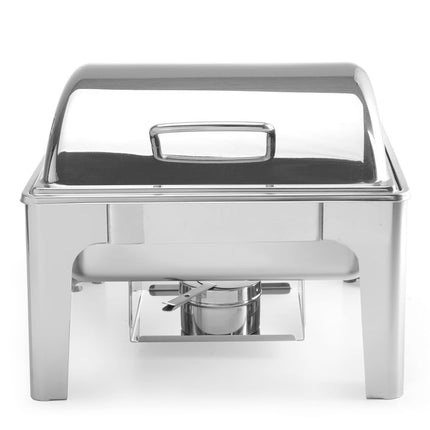 HENDI Chafing Dish GN 2 / 3 – Spiegelglanz – Profi Line – 6 l – 395 × 405 × 320 mm – Produktansicht