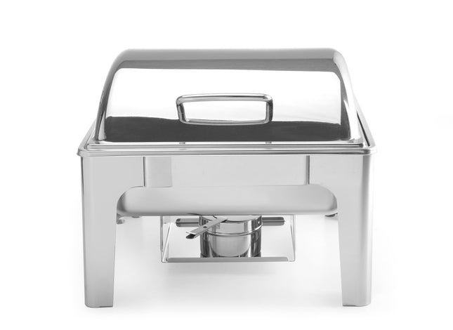 HENDI Chafing Dish GN 2 / 3 – Spiegelglanz – Profi Line – 6 l – 395 × 405 × 320 mm – Produktansicht