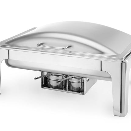 HENDI Chafing Dish GN 1 / 1 – satiniert – Profi Line – 9 l – 570 × 430 × 290 mm – weitere Produktansicht