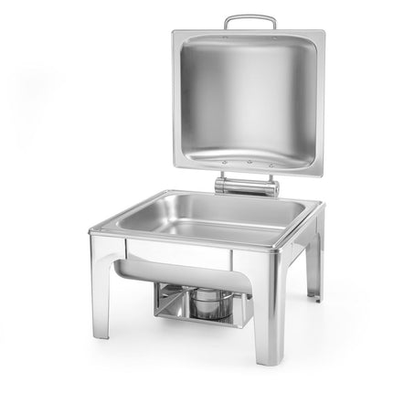 HENDI Chafing Dish GN 2 / 3 – satiniert – Profi Line – 6 l – 395 × 430 × 290 mm – weitere Produktansicht