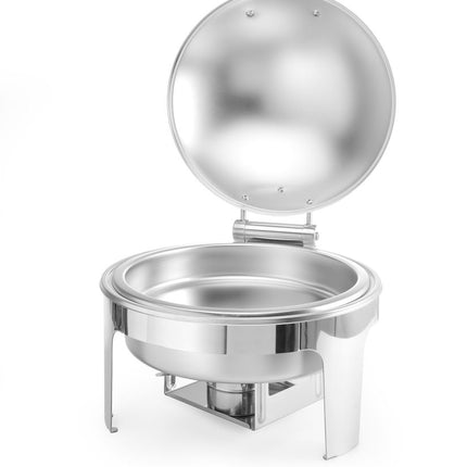 HENDI Chafing Dish rund – satiniert – Profi Line – 6 l – 465 × 420 × 320 mm – weitere Produktansicht