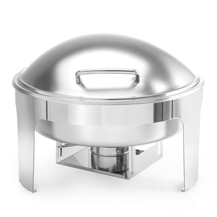 HENDI Chafing Dish rund – satiniert – Profi Line – 6 l – 465 × 420 × 320 mm – Produktansicht