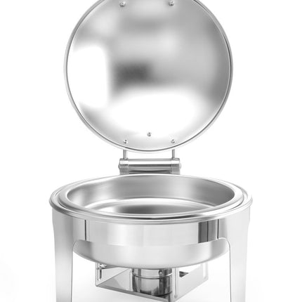 HENDI Chafing Dish rund – satiniert – Profi Line – 6 l – 465 × 420 × 320 mm – weitere Produktansicht
