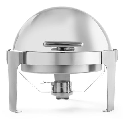 HENDI Chafing Dish Rolltop - rund – 5.6 l – 510 × 540 × 480 mm – Produktansicht
