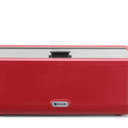 HENDI Chafing Dish UNIQ – designed by Robert Bronwasser – GN 1 / 1 – Rot – 230 V / 700 W – 607 × 402 × 245 mm – weitere Produktansicht
