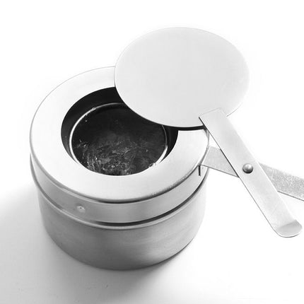 HENDI Behälter für Chafing Dish-Brennpaste – Ø 90 × H 60 mm – 2 Stück – weitere Produktansicht