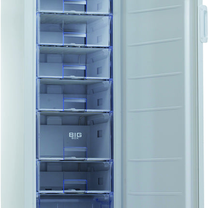 NordCap COOL-LINE Tiefkühlschrank F 27 W mit 7 transparenten TK-Auszügen