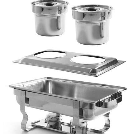 HENDI Aufsatzadapter für 2 Bain-Marie Töpfe – Aufsatz – GN 1 / 1 – 530 × 325 × 30 mm – weitere Produktansicht