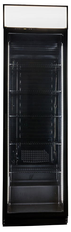 NordCap COOL-LINE Glastürkühlschrank CD 400 D BLACK